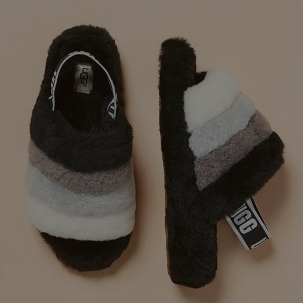 Ugg Logo Fluff Yeah Multi-Color Slides - image 3